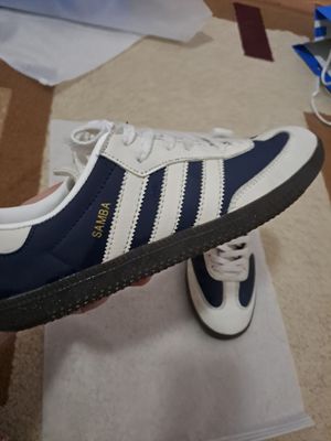 dark blue adidas samba original