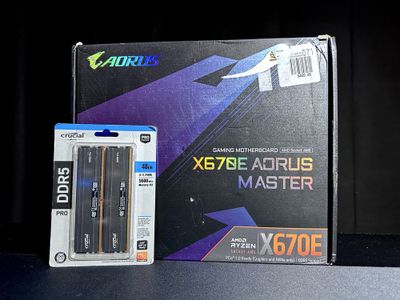 Топ-Комплект Crucial Pro 48GB 5600MHz+ Gigabyte X670E Aorus Master