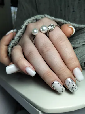 Комбинированный маникюр!