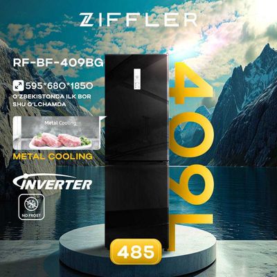 Холодильник ZIFFLER 409L Inverter RF-BF-409BG