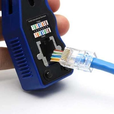 Обжим и проверка сетевого кабеля (RJ-45)