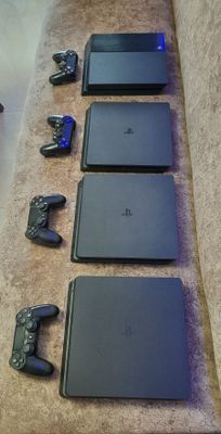 PlayStation 4 Slim 500GB Orginal джойстик 2та [ 7та топ уйинлар бор ]