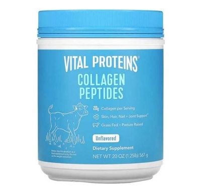 Vital Proteins, пептиды коллагена, без вкусовых добавок, 567 г