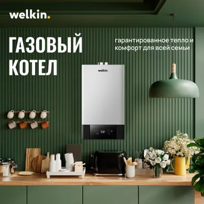 Газовый котел, Управления WiFi, Настенный Двухконтурный котёл.Оптом.