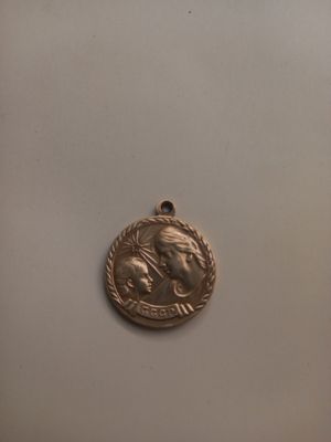 Медаль антикварный с документами