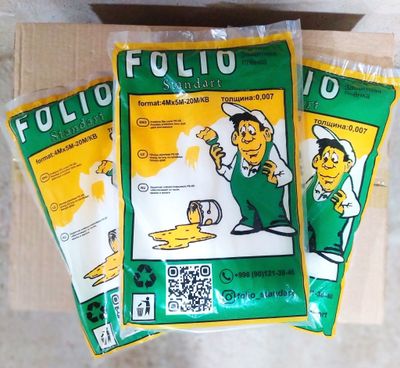 FOLIO-himoya plyonkasi, salafan paket