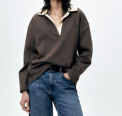 Поло женское Zara oversize, новое, размер М