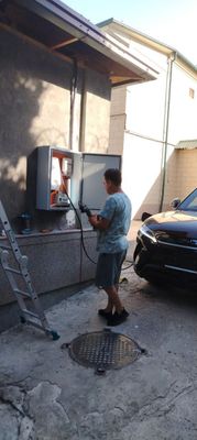 Установка зарядное устройство для Электромобилей. 7квт зарядка установ