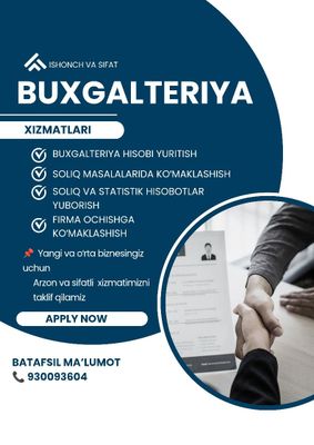Buxgalteriya xizmatlari