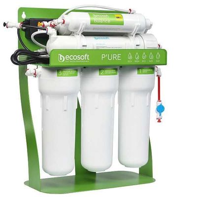 Фильтр обратного осмоса Ecosoft P'URE Balance с помпой MO675MBALPSECO