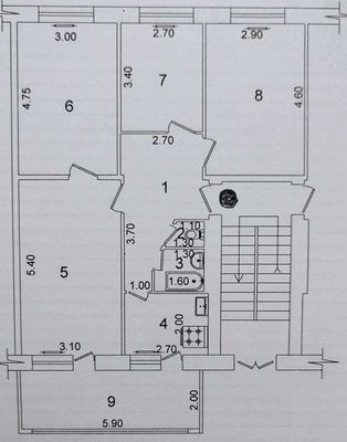 Продаётся квартира на Ц-5 (массив киёт)