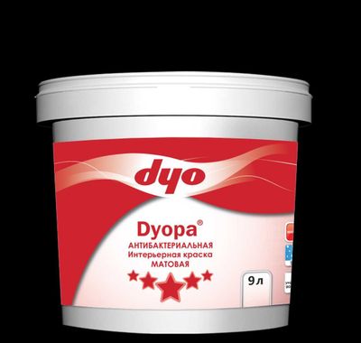 Антибактериальная матовая интерьерная краска DYO DYOPA - 15 л