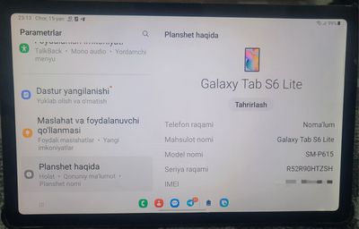 Samsung Tab S6 Lite