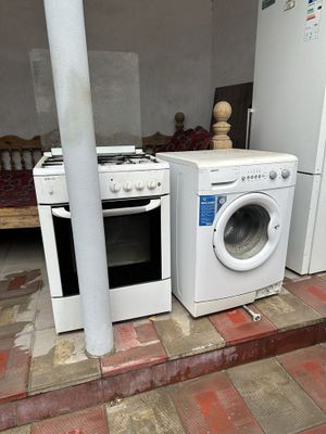 Газовая плита, Холодильник и стиральная машина