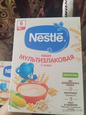 Nestle каша безмолочная 6айдан баслап.