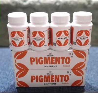 Pigmento крем и таблетки от белых пятен от витилго