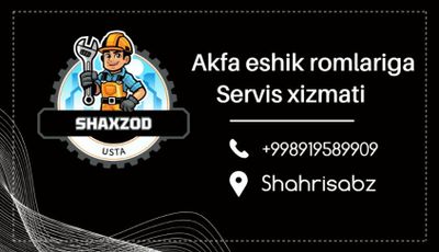 Akfa eshik va romlariga servis xizmati