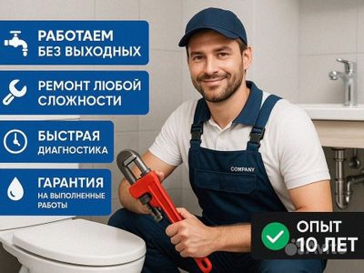 Сантехник. Любые сложности по сантехнике