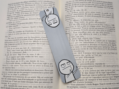 3D рельефная закладка для книг
