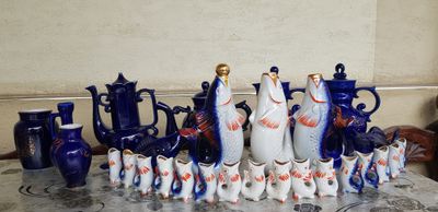 Старинный сервисный набор