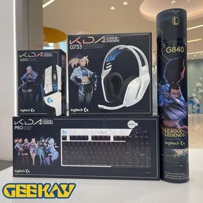 Logitech KDA 4в1 Клавиатура,мышь,Наушники Коврик