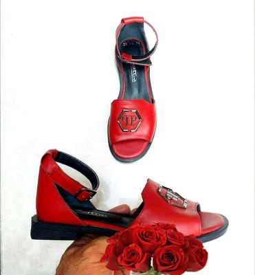 Эксклюзивные босоножки Philipp Plein Italy, кожа!
