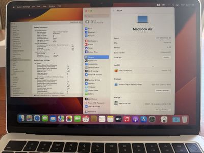 Macbook air m2 8gb 256gb 100%