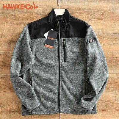 Hawke & Co (USA) Джемпер толстовка джерси с микрофлисом внутри