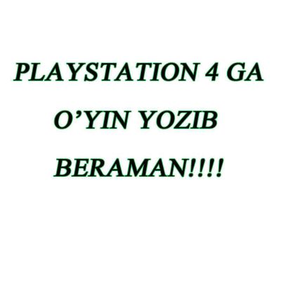 Playstation 3 va 4ga o'yin yozib beraman