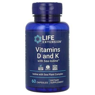 Vitamins D-K 5000IU Life Ex N60