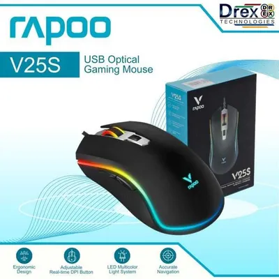 Игровая проводная мышь Rapoo V25S