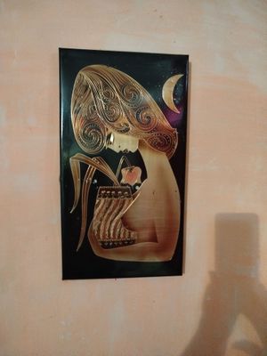 Чеканка лунная ночь