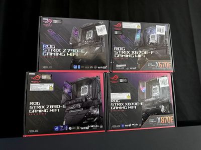 Материнские платы от Asus ROG Strix Z790-E | Z890-E | X670E | X870E