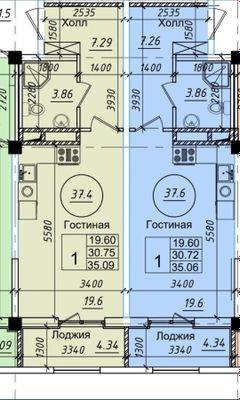 Своя 1 комнатная/7/9 Ялангач Сампи