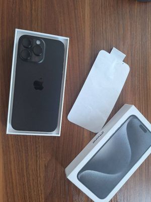 Iphone 15 pro max 256gb black titanium