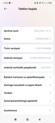 Xiaomi Redmi not 12 s.