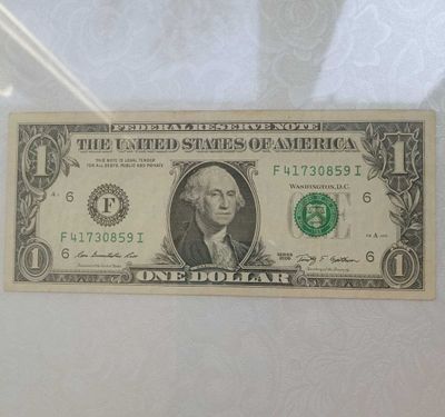 США 1 dollar 1 доллар. В коллекцию либо в кошелек