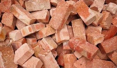 новый кирпич углы отколоты, Joylari singan pishgan yangi gisht