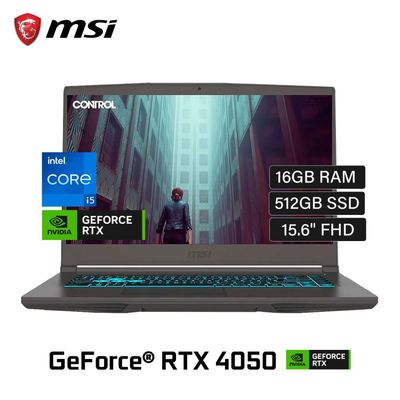MSI Thin 15 Core i5 13th / RTX 4050 / 16 / 512 GB / FHD 144Hz