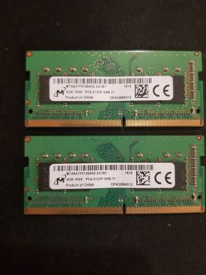 Micron ddr4 4gb*2=8gb