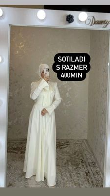 Kiyim sotiladi, bir marta kiyilgan