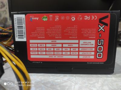Блок питания сатылады Aerocool VX-500, 500W