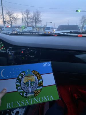 рухсатнома олди лобовой ойна учун