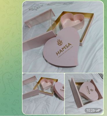 Hamsa Chocolate Boutique Cafe firmasining noyob dizayndagi qutisi soti