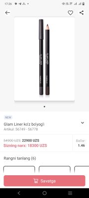 glam liner koʻz buyogʻi
