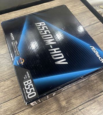 Материнская плата ASRock B550M-HDV, AM4, почти новая
