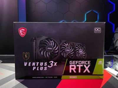 Новая видеокарта MSI VENTUS 3X PLUS 3080 10GB GDDR6X!