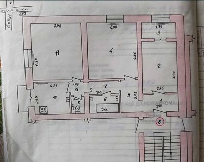 Продаётся 3/3/4 73м2 на ул. Шота Руставели, ор-р: Аския Базар