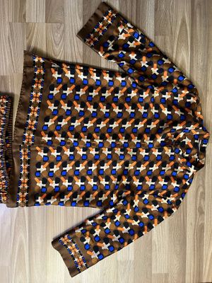 Атласный костюм zara женский