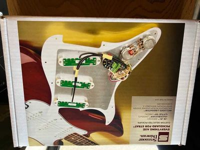 FENDER стайл гитарный пикгард Seymour Duncan звукосниматели